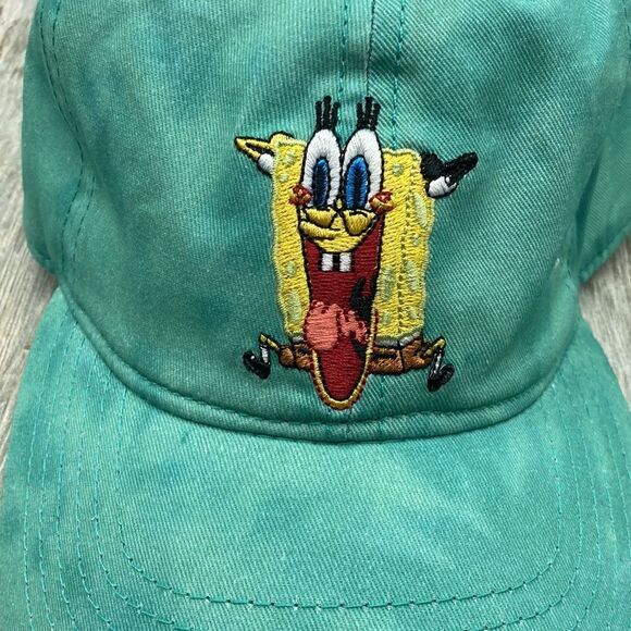Sponge Bob Square Pants Men's Adjustable Snapback Hat Ball Cap - Picture 2 of 6